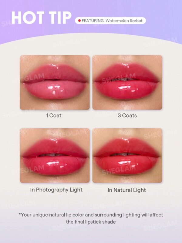 sheglam crystal glaze عناية مرطبة للشفاه berry smoothie روج ملمع شفاه شفاف جلوس علامة تجارية جمال مكياج ميكب مستحضرات تجميل للنساء الفتيات مثالي لفصل الصيف الربيع مثالي ل y2k أزياء أنيقة عيد الأم هدية حفلة جاهز أفضل لون 17