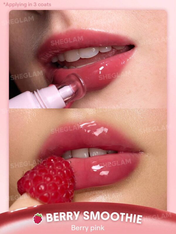 sheglam crystal glaze عناية مرطبة للشفاه berry smoothie روج ملمع شفاه شفاف جلوس علامة تجارية جمال مكياج ميكب مستحضرات تجميل للنساء الفتيات مثالي لفصل الصيف الربيع مثالي ل y2k أزياء أنيقة عيد الأم هدية حفلة جاهز أفضل لون 10