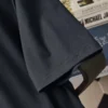 manfinity homme قميص تي شيرت رجالي بياقة دائرية وأكمام قصيرة بطبعة حرفية، قميص صيفي رجالي كاجوال 21
