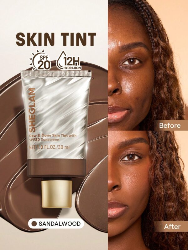 sheglam dew & done ملون خفيف للبشرة مع spf20 porcelain علامة تجارية جمال مكياج ميكب مستحضرات تجميل للنساء الفتيات مثالي لفصل الصيف الربيع مثالي ل y2k أزياء أنيقة عيد الأم هدية حفلة جاهز أفضل لون 29