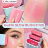 sheglam glass glow أحمر خدود عصا pink lemonade حمره بلشر علامة تجارية جمال مكياج ميكب مستحضرات تجميل للنساء الفتيات مثالي لفصل الصيف الربيع مثالي ل y2k أزياء أنيقة عيد الأم هدية حفلة جاهز أفضل لون
