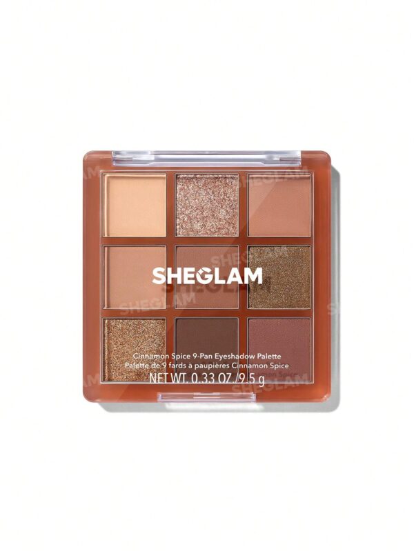 sheglam cinnamon spice باليت ظلال عيون 9 ألوان علامة تجارية جمال مكياج ميكب مستحضرات تجميل للنساء الفتيات مثالي لفصل الصيف الربيع مثالي ل y2k أزياء أنيقة عيد الأم هدية حفلة جاهز أفضل لون 13