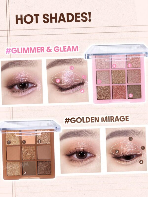 sheglam cinnamon spice باليت ظلال عيون 9 ألوان علامة تجارية جمال مكياج ميكب مستحضرات تجميل للنساء الفتيات مثالي لفصل الصيف الربيع مثالي ل y2k أزياء أنيقة عيد الأم هدية حفلة جاهز أفضل لون 12