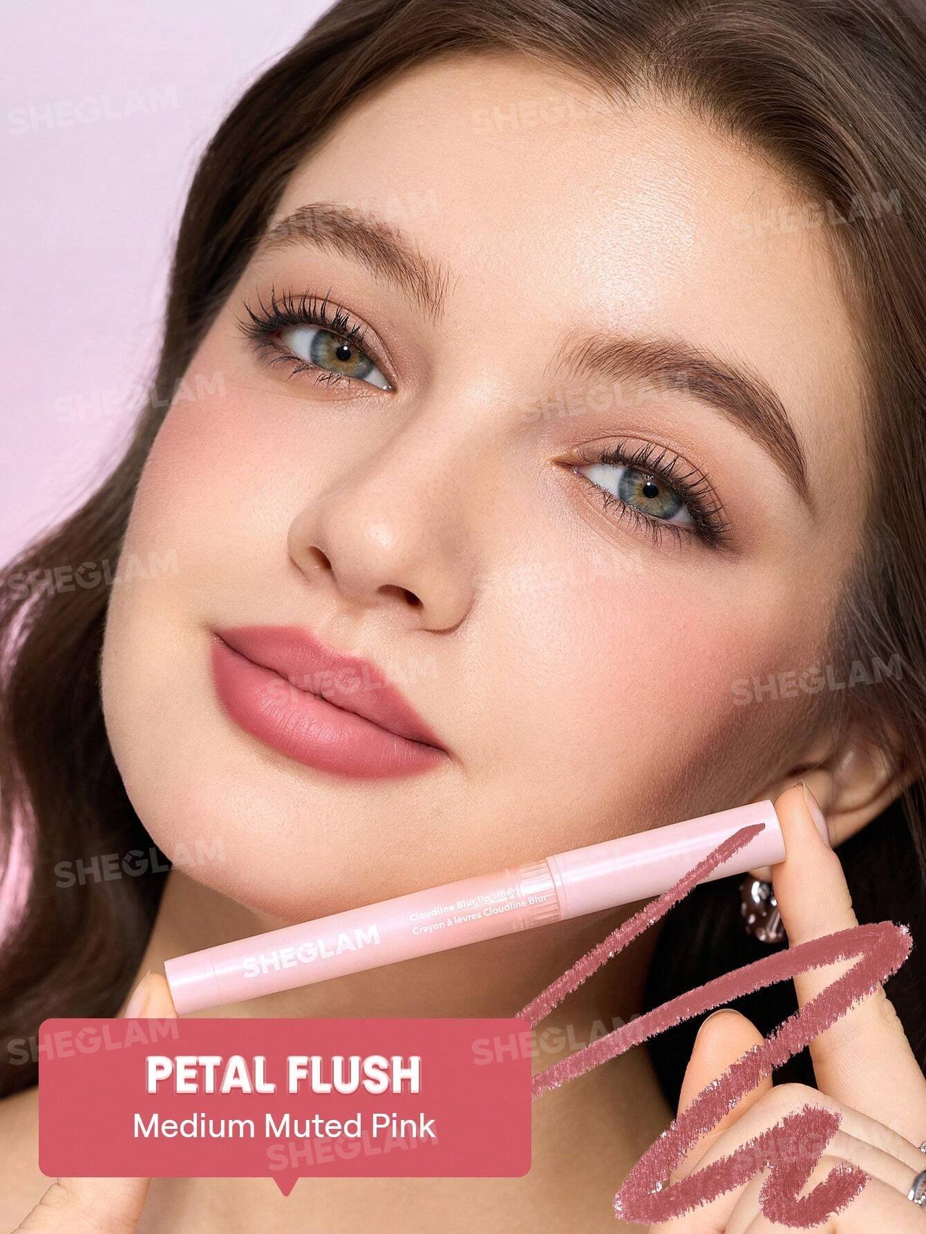 sheglam cloudline blur محدد شفاه petal flush روج محدد قوس شفايف علامة تجارية جمال مكياج ميكب مستحضرات تجميل للنساء الفتيات مثالي لفصل الصيف الربيع مثالي ل y2k أزياء أنيقة عيد الأم هدية حفلة جاهز أفضل لون 12