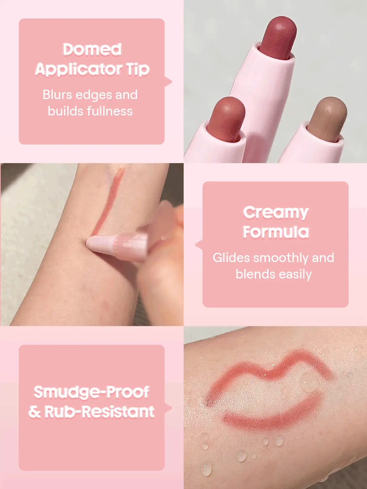 sheglam cloudline blur محدد شفاه petal flush روج محدد قوس شفايف علامة تجارية جمال مكياج ميكب مستحضرات تجميل للنساء الفتيات مثالي لفصل الصيف الربيع مثالي ل y2k أزياء أنيقة عيد الأم هدية حفلة جاهز أفضل لون 14