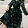 modelyn فستان طويل للنساء، بتصميم بسيط، للارتداء اليومي العادي 2