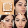 sheglam بودرة أساس skin focus عالية التغطية بورسلين 36 لونًا للتحكم في الزيوت وخالية من العيوب وتغطية كاملة وخفيفة الوزن وبودرة مضغوطة ناعمة غير لامعة وأكثر نعومة ومكياج للوجه تخفيضات هدية عيد الميلاد كريم أساس علامة تجارية جمال مكياج ميكب مستحضرات تجميل 6