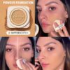 sheglam بودرة أساس skin focus عالية التغطية بورسلين 36 لونًا للتحكم في الزيوت وخالية من العيوب وتغطية كاملة وخفيفة الوزن وبودرة مضغوطة ناعمة غير لامعة وأكثر نعومة ومكياج للوجه تخفيضات هدية عيد الميلاد كريم أساس علامة تجارية جمال مكياج ميكب مستحضرات تجميل 13