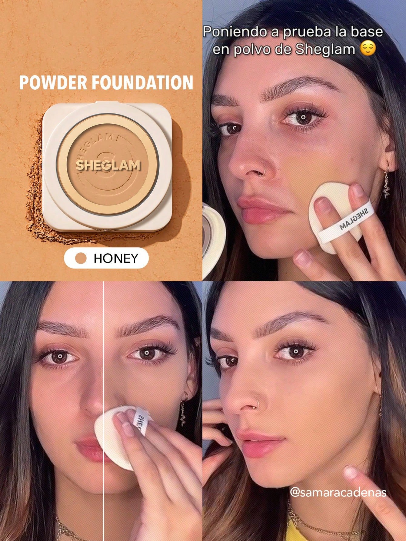 sheglam بودرة أساس skin focus عالية التغطية بورسلين 36 لونًا للتحكم في الزيوت وخالية من العيوب وتغطية كاملة وخفيفة الوزن وبودرة مضغوطة ناعمة غير لامعة وأكثر نعومة ومكياج للوجه تخفيضات هدية عيد الميلاد كريم أساس علامة تجارية جمال مكياج ميكب مستحضرات تجميل 12