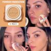 sheglam بودرة أساس skin focus عالية التغطية بورسلين 36 لونًا للتحكم في الزيوت وخالية من العيوب وتغطية كاملة وخفيفة الوزن وبودرة مضغوطة ناعمة غير لامعة وأكثر نعومة ومكياج للوجه تخفيضات هدية عيد الميلاد كريم أساس علامة تجارية جمال مكياج ميكب مستحضرات تجميل 11