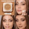 sheglam بودرة أساس skin focus عالية التغطية بورسلين 36 لونًا للتحكم في الزيوت وخالية من العيوب وتغطية كاملة وخفيفة الوزن وبودرة مضغوطة ناعمة غير لامعة وأكثر نعومة ومكياج للوجه تخفيضات هدية عيد الميلاد كريم أساس علامة تجارية جمال مكياج ميكب مستحضرات تجميل 16