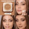sheglam بودرة أساس skin focus عالية التغطية بورسلين 36 لونًا للتحكم في الزيوت وخالية من العيوب وتغطية كاملة وخفيفة الوزن وبودرة مضغوطة ناعمة غير لامعة وأكثر نعومة ومكياج للوجه تخفيضات هدية عيد الميلاد كريم أساس علامة تجارية جمال مكياج ميكب مستحضرات تجميل 18
