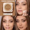 sheglam بودرة أساس skin focus عالية التغطية بورسلين 36 لونًا للتحكم في الزيوت وخالية من العيوب وتغطية كاملة وخفيفة الوزن وبودرة مضغوطة ناعمة غير لامعة وأكثر نعومة ومكياج للوجه تخفيضات هدية عيد الميلاد كريم أساس علامة تجارية جمال مكياج ميكب مستحضرات تجميل 21