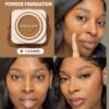 sheglam بودرة أساس skin focus عالية التغطية بورسلين 36 لونًا للتحكم في الزيوت وخالية من العيوب وتغطية كاملة وخفيفة الوزن وبودرة مضغوطة ناعمة غير لامعة وأكثر نعومة ومكياج للوجه تخفيضات هدية عيد الميلاد كريم أساس علامة تجارية جمال مكياج ميكب مستحضرات تجميل 22