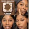 sheglam بودرة أساس skin focus عالية التغطية بورسلين 36 لونًا للتحكم في الزيوت وخالية من العيوب وتغطية كاملة وخفيفة الوزن وبودرة مضغوطة ناعمة غير لامعة وأكثر نعومة ومكياج للوجه تخفيضات هدية عيد الميلاد كريم أساس علامة تجارية جمال مكياج ميكب مستحضرات تجميل 27