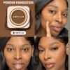 sheglam بودرة أساس skin focus عالية التغطية بورسلين 36 لونًا للتحكم في الزيوت وخالية من العيوب وتغطية كاملة وخفيفة الوزن وبودرة مضغوطة ناعمة غير لامعة وأكثر نعومة ومكياج للوجه تخفيضات هدية عيد الميلاد كريم أساس علامة تجارية جمال مكياج ميكب مستحضرات تجميل 26