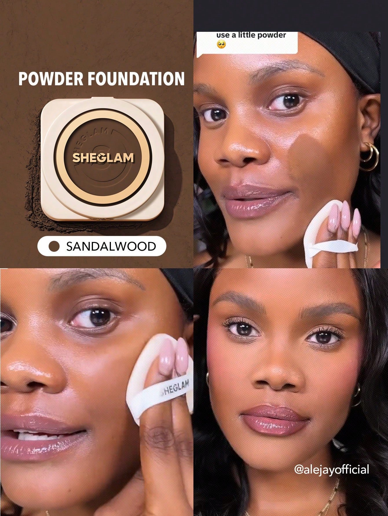 sheglam بودرة أساس skin focus عالية التغطية بورسلين 36 لونًا للتحكم في الزيوت وخالية من العيوب وتغطية كاملة وخفيفة الوزن وبودرة مضغوطة ناعمة غير لامعة وأكثر نعومة ومكياج للوجه تخفيضات هدية عيد الميلاد كريم أساس علامة تجارية جمال مكياج ميكب مستحضرات تجميل 29