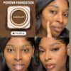 sheglam بودرة أساس skin focus عالية التغطية بورسلين 36 لونًا للتحكم في الزيوت وخالية من العيوب وتغطية كاملة وخفيفة الوزن وبودرة مضغوطة ناعمة غير لامعة وأكثر نعومة ومكياج للوجه تخفيضات هدية عيد الميلاد كريم أساس علامة تجارية جمال مكياج ميكب مستحضرات تجميل 28