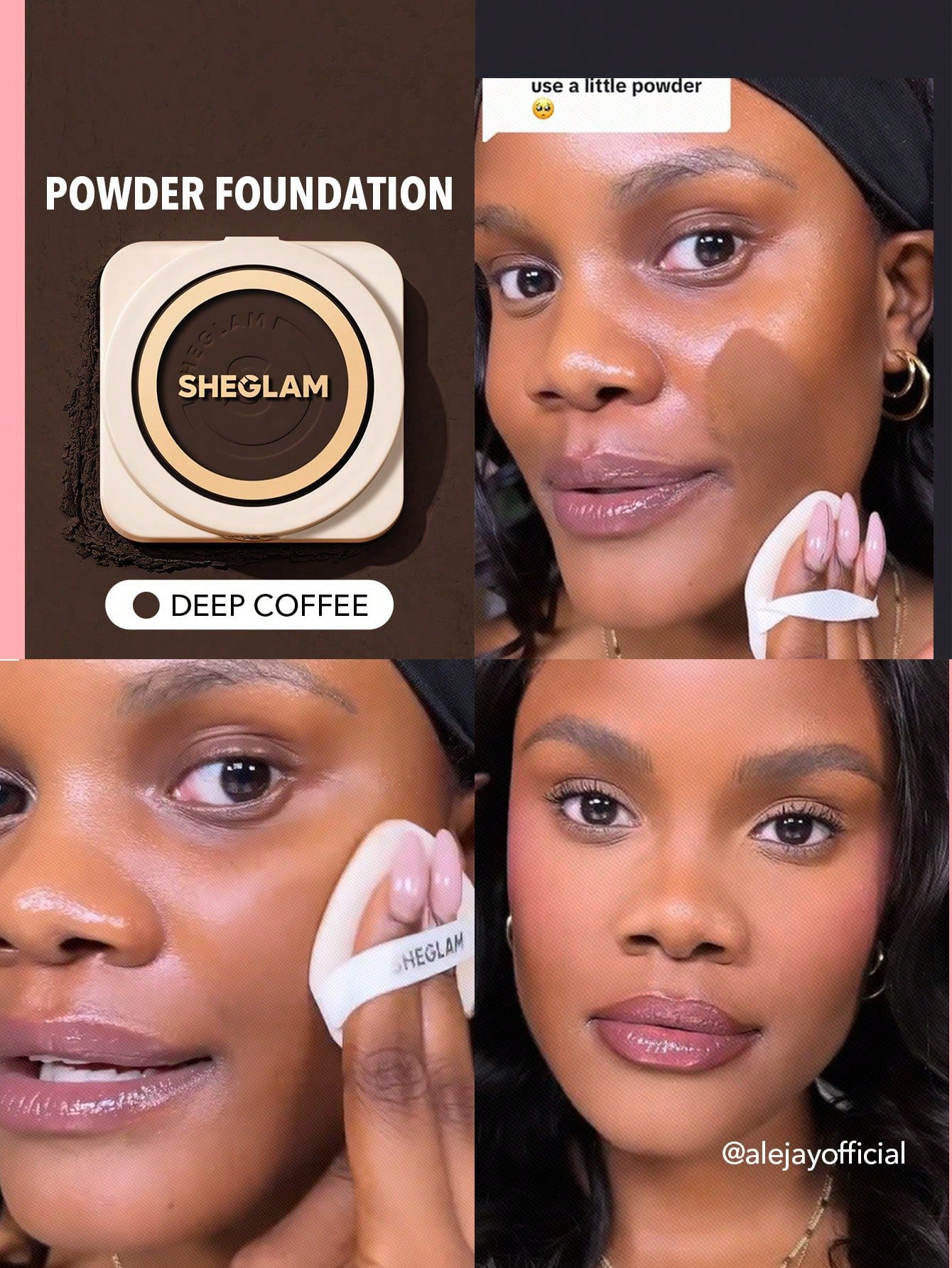 sheglam بودرة أساس skin focus عالية التغطية بورسلين 36 لونًا للتحكم في الزيوت وخالية من العيوب وتغطية كاملة وخفيفة الوزن وبودرة مضغوطة ناعمة غير لامعة وأكثر نعومة ومكياج للوجه تخفيضات هدية عيد الميلاد كريم أساس علامة تجارية جمال مكياج ميكب مستحضرات تجميل 34