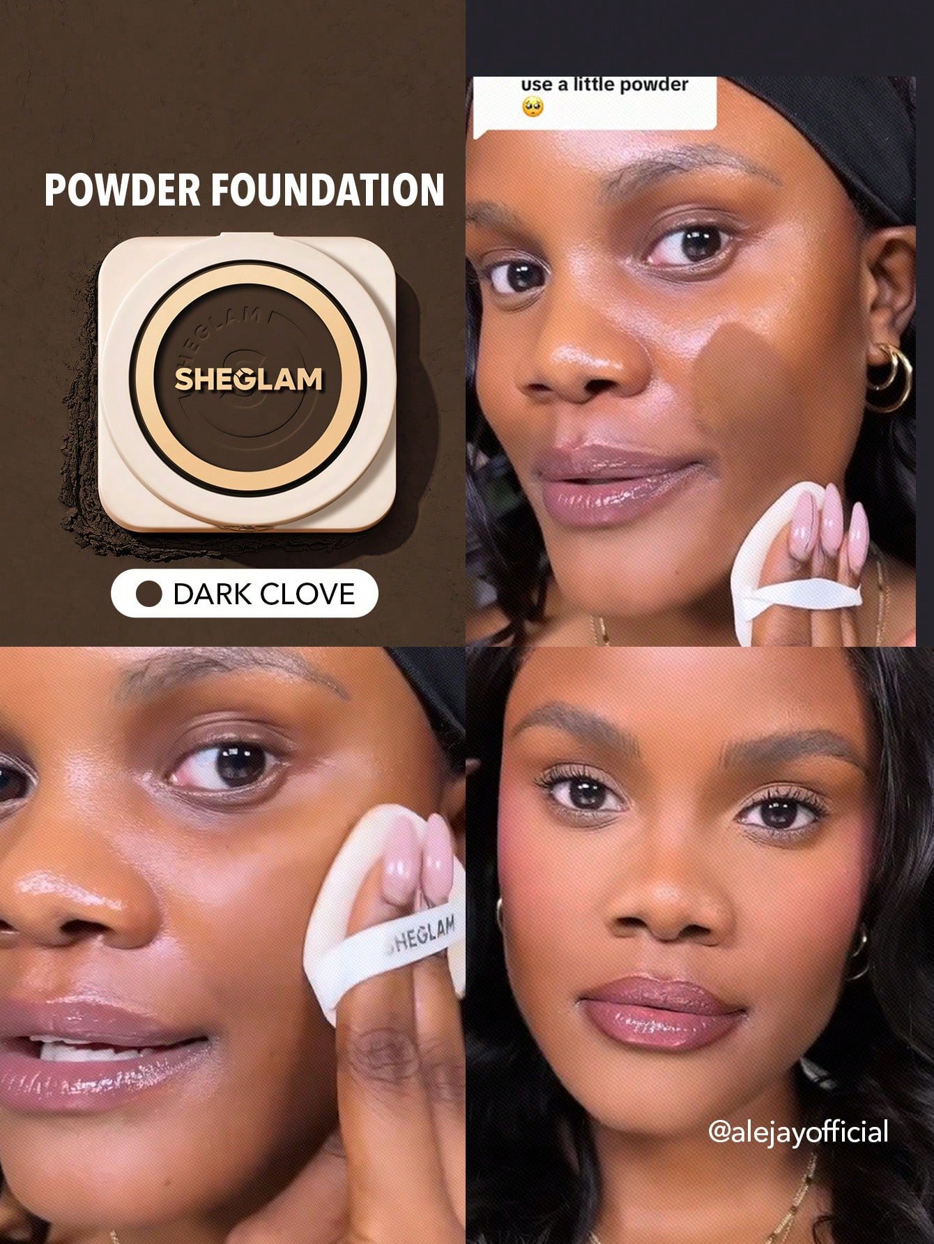 sheglam بودرة أساس skin focus عالية التغطية بورسلين 36 لونًا للتحكم في الزيوت وخالية من العيوب وتغطية كاملة وخفيفة الوزن وبودرة مضغوطة ناعمة غير لامعة وأكثر نعومة ومكياج للوجه تخفيضات هدية عيد الميلاد كريم أساس علامة تجارية جمال مكياج ميكب مستحضرات تجميل 33