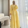 رداء طويل أنيق للنساء بلون موحد مع أزرار وحزام مربوط بعقدة وأكمام طويلة على شكل فانوس وحاشية مرقعة، مناسب للربيع والصيف والخريف والشتاء والاستخدام اليومي وأعياد الميلاد والحفلات والعشاء الرسمي والمواعدة 19