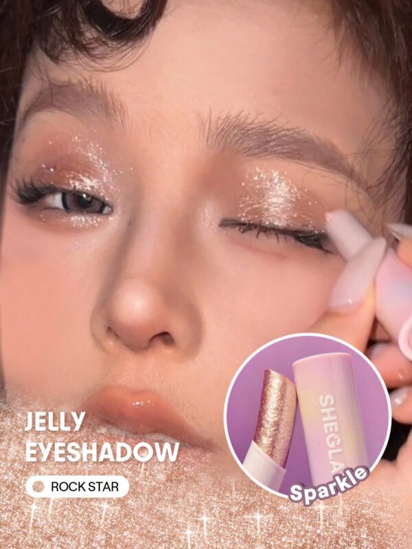 sheglam عصا ظلال العيون الكريستالية متعددة الاستخدامات بلون فضي لامع لامع يدوم طويلاً وذو صبغة عالية علامة تجارية جمال مكياج ميكب مستحضرات تجميل للنساء الفتيات مثالي لفصل الصيف الربيع مثالي ل y2k أزياء أنيقة عيد الأم هدية حفلة جاهز أفضل لون 2