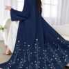 shein najma عباية أنثوية كاجوال طويلة الأكمام مطبوعة بالزهور، للربيع والخريف shein najma عباية أنثوية كاجوال طويلة الأكمام مطبوعة بالزهور، للربيع والخريف