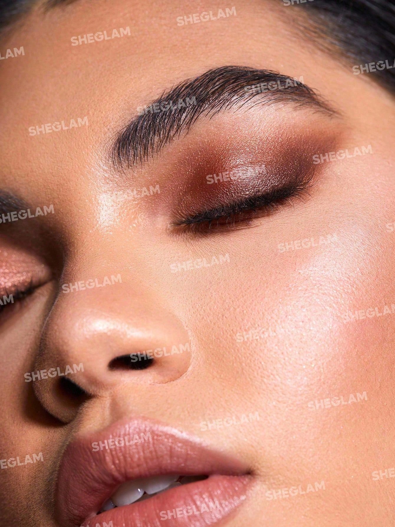 sheglam لوحة ظلال العيون غير اللامعة بورغوندي 12 لونًا، ظلال عيون لامعة معدنية لؤلؤية ناعمة وناعمة ذات صبغة عالية، مستحضرات تجميل العيون، ظلال عيون لحفلات عيد الميلاد السوداء علامة تجارية جمال مكياج ميكب مستحضرات تجميل للنساء الفتيات مثالي لفصل الصيف الرب 7