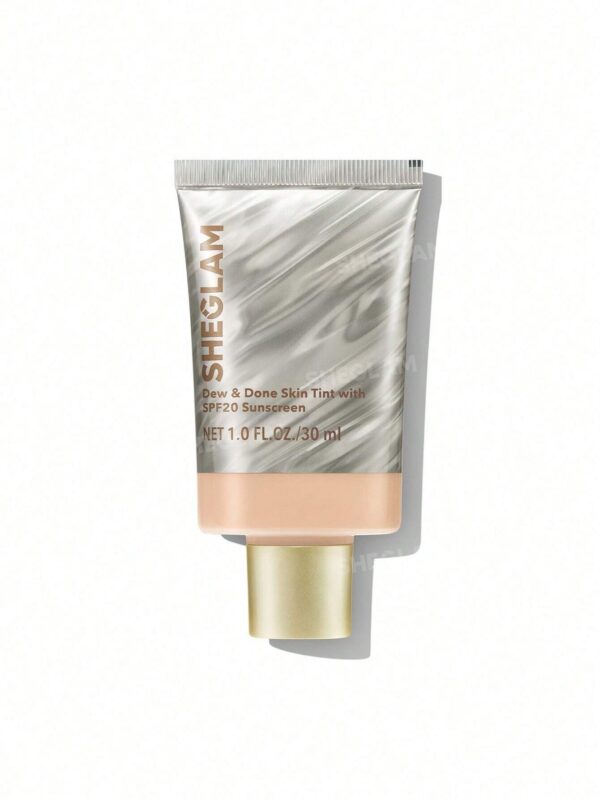 sheglam dew & done ملون خفيف للبشرة مع spf20 porcelain علامة تجارية جمال مكياج ميكب مستحضرات تجميل للنساء الفتيات مثالي لفصل الصيف الربيع مثالي ل y2k أزياء أنيقة عيد الأم هدية حفلة جاهز أفضل لون 46