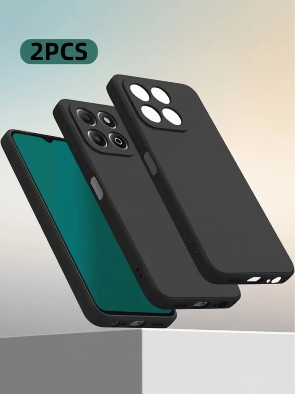 غطاء هاتف هواوي هونر من السيليكون الناعم ذو اللون الأسود المطفي، 2 قطع، مع حماية للكاميرا، بطانة ناعمة، رفيع جداً وقابل للمرونة، مناسب لهواتف هواوي هونر، مقاوم للماء والصدمات والخدش، هدية عيد ميلاد 38
