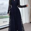 feyla فستان متوسط الطول للنساء 7