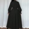 rafferiza فستان نسائي بياقة منقلبة وأكمام طويلة منسدلة وخصر مفرود، مناسب للخروجات والعطلات والأعياد والسفر 13