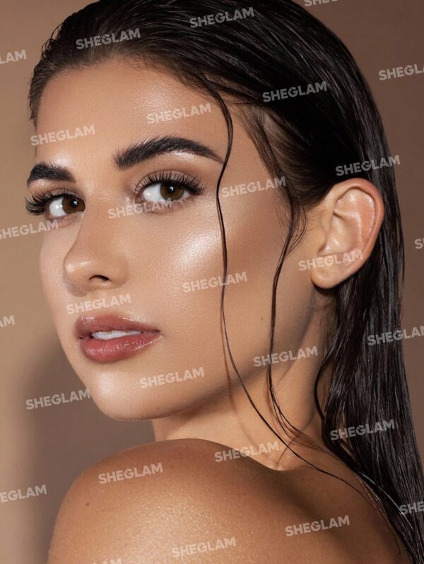 sheglam هايلايتر سائل glow bloom هايلايتر جل كريمي لامع بلمسة نهائية ندية يدوم طويلاً ومشرق وغير متكتل ومقاوم للماء وهايلايتر توهج مكياج وعيد الميلاد والشتاء وهدايا عام 2000 هايلايت هايلايتر علامة تجارية جمال مكياج ميكب مستحضرات تجميل للنساء الفتيات مثالي 5