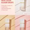 sheglam هايلايتر سائل glow bloom هايلايتر جل كريمي لامع بلمسة نهائية ندية يدوم طويلاً ومشرق وغير متكتل ومقاوم للماء وهايلايتر توهج مكياج وعيد الميلاد والشتاء وهدايا عام 2000 هايلايت هايلايتر علامة تجارية جمال مكياج ميكب مستحضرات تجميل للنساء الفتيات مثالي 10