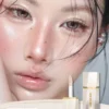 sheglam هايلايتر سائل glow bloom هايلايتر جل كريمي لامع بلمسة نهائية ندية يدوم طويلاً ومشرق وغير متكتل ومقاوم للماء وهايلايتر توهج مكياج وعيد الميلاد والشتاء وهدايا عام 2000 هايلايت هايلايتر علامة تجارية جمال مكياج ميكب مستحضرات تجميل للنساء الفتيات مثالي 12