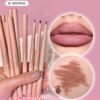 sheglam قلم تحديد الشفاه so lippy قلم تحديد الشفاه الكريمي غير اللامع misty rose ذو الصبغة العالية لا يتلاشى بسهولة، ناعم كالحرير، لون غير لامع، مكياج الشفاه، حفلة عيد الميلاد ، قلم تحديد الشفاه روج محدد قوس شفايف علامة تجارية جمال مكياج ميكب مستحضرات تجم 5