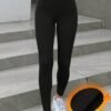 dazy سراويل طويلة نسائية ذات خصر عالي مناسبة للارتداء اليومي، ضيقة القصة، ملابس عودة إلى المدرسة للخريف dazy سراويل طويلة نسائية ذات خصر عالي مناسبة للارتداء اليومي، ضيقة القصة، ملابس عودة إلى المدرسة للخريف