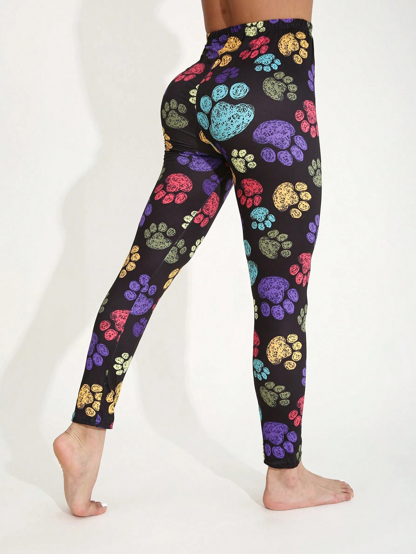 بنطلون نسائي جديد للربيع والصيف بقصة ضيقة وسحاب مرن باللون الأسود، سروال ضيق مطبوع بنقاط لينة ومريحة، مناسب للارتداء في المنزل والتمارين الرياضية والتشكيل والمرونة والرفع من المؤخرة، بنطلون بنفسجي للخارج للمشي والتسوق واللياقة البدنية والركض والعمل والخرو 8