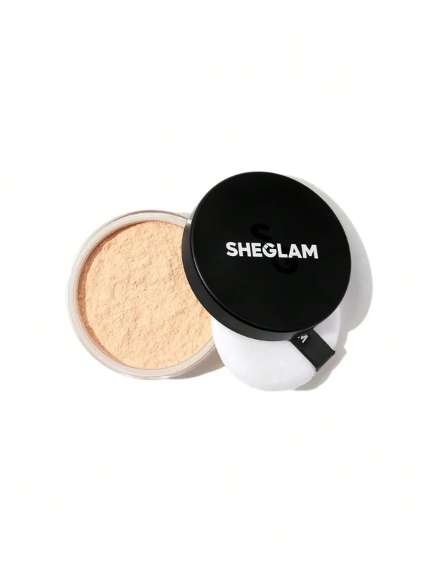 sheglam بودرة تثبيت مخبوزة متوهجة بودرة تثبيت سائبة للتحكم في الزيوت من كابتشينو، شفافة، خالية من المسام، خالية من العيوب، تنعم الخطوط الدقيقة، بودرة متوهجة، بودرةوينتر بودره علامة تجارية جمال مكياج ميكب مستحضرات تجميل للنساء الفتيات مثالي لفصل الصيف الرب 14