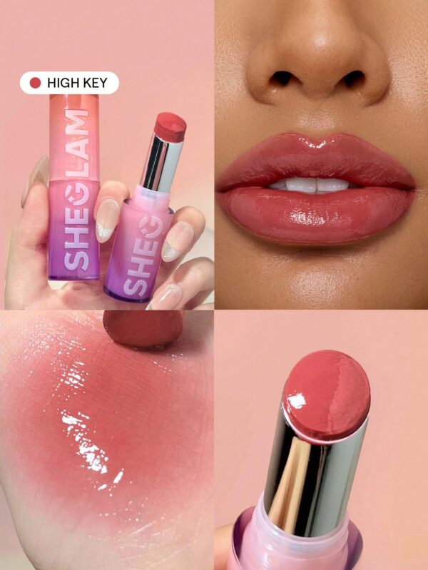 sheglam أحمر شفاه لامع عالي اللمعان من mirror kiss 12 لونًا من أحمر الشفاه اللامع اللامع المرطب يقلل من الخطوط الدقيقة على الشفاه بلسم الشفاه مكياج الشفاه روج تنت علامة تجارية جمال مكياج ميكب مستحضرات تجميل للنساء الفتيات مثالي لفصل الصيف الربيع مثالي ل 2