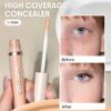 sheglam خافي عيوب like magic بتغطية كاملة لمدة 12 ساعة خافي عيوب سائل غير لامع يدوم طويلاً ومصحح للون مشرق وخفيف الوزن يدوم طوال اليوم ومرطب لوجهك طوال اليوم وخافي عيوب كونسيلر علامة تجارية جمال مكياج ميكب مستحضرات تجميل للنساء الفتيات مثالي لفصل الصيف ال 2