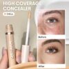 sheglam خافي عيوب like magic بتغطية كاملة لمدة 12 ساعة خافي عيوب سائل غير لامع يدوم طويلاً ومصحح للون مشرق وخفيف الوزن يدوم طوال اليوم ومرطب لوجهك طوال اليوم وخافي عيوب كونسيلر علامة تجارية جمال مكياج ميكب مستحضرات تجميل للنساء الفتيات مثالي لفصل الصيف ال 4
