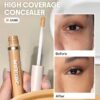 sheglam خافي عيوب like magic بتغطية كاملة لمدة 12 ساعة خافي عيوب سائل غير لامع يدوم طويلاً ومصحح للون مشرق وخفيف الوزن يدوم طوال اليوم ومرطب لوجهك طوال اليوم وخافي عيوب كونسيلر علامة تجارية جمال مكياج ميكب مستحضرات تجميل للنساء الفتيات مثالي لفصل الصيف ال 8