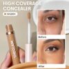 sheglam خافي عيوب like magic بتغطية كاملة لمدة 12 ساعة خافي عيوب سائل غير لامع يدوم طويلاً ومصحح للون مشرق وخفيف الوزن يدوم طوال اليوم ومرطب لوجهك طوال اليوم وخافي عيوب كونسيلر علامة تجارية جمال مكياج ميكب مستحضرات تجميل للنساء الفتيات مثالي لفصل الصيف ال 10