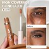sheglam خافي عيوب like magic بتغطية كاملة لمدة 12 ساعة خافي عيوب سائل غير لامع يدوم طويلاً ومصحح للون مشرق وخفيف الوزن يدوم طوال اليوم ومرطب لوجهك طوال اليوم وخافي عيوب كونسيلر علامة تجارية جمال مكياج ميكب مستحضرات تجميل للنساء الفتيات مثالي لفصل الصيف ال 14