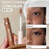 sheglam خافي عيوب like magic بتغطية كاملة لمدة 12 ساعة خافي عيوب سائل غير لامع يدوم طويلاً ومصحح للون مشرق وخفيف الوزن يدوم طوال اليوم ومرطب لوجهك طوال اليوم وخافي عيوب كونسيلر علامة تجارية جمال مكياج ميكب مستحضرات تجميل للنساء الفتيات مثالي لفصل الصيف ال 15