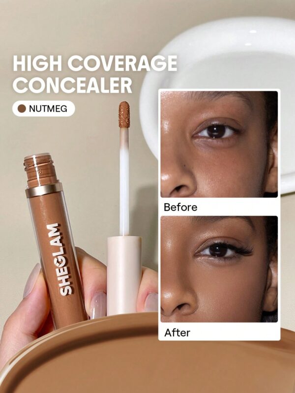 sheglam خافي عيوب like magic بتغطية كاملة لمدة 12 ساعة خافي عيوب سائل غير لامع يدوم طويلاً ومصحح للون مشرق وخفيف الوزن يدوم طوال اليوم ومرطب لوجهك طوال اليوم وخافي عيوب كونسيلر علامة تجارية جمال مكياج ميكب مستحضرات تجميل للنساء الفتيات مثالي لفصل الصيف ال 15