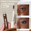 sheglam خافي عيوب like magic بتغطية كاملة لمدة 12 ساعة خافي عيوب سائل غير لامع يدوم طويلاً ومصحح للون مشرق وخفيف الوزن يدوم طوال اليوم ومرطب لوجهك طوال اليوم وخافي عيوب كونسيلر علامة تجارية جمال مكياج ميكب مستحضرات تجميل للنساء الفتيات مثالي لفصل الصيف ال 16