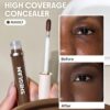 sheglam خافي عيوب like magic بتغطية كاملة لمدة 12 ساعة خافي عيوب سائل غير لامع يدوم طويلاً ومصحح للون مشرق وخفيف الوزن يدوم طوال اليوم ومرطب لوجهك طوال اليوم وخافي عيوب كونسيلر علامة تجارية جمال مكياج ميكب مستحضرات تجميل للنساء الفتيات مثالي لفصل الصيف ال 17