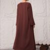 al najma عباءة نسائية أنيقة مزينة بالراين للحفلات 3